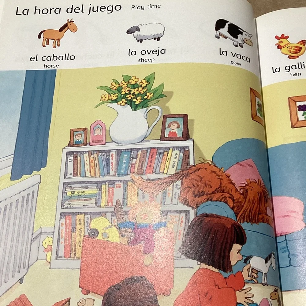 Usborne First Hundred Words in Spanish by Heather Amery and Stephen Cart…